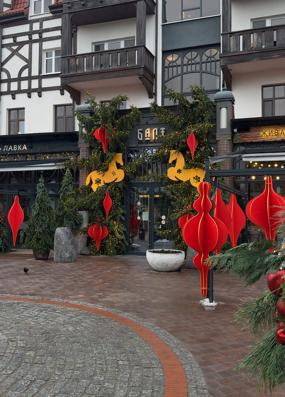 Entrance group decoration BALT, Zelenogradsk.