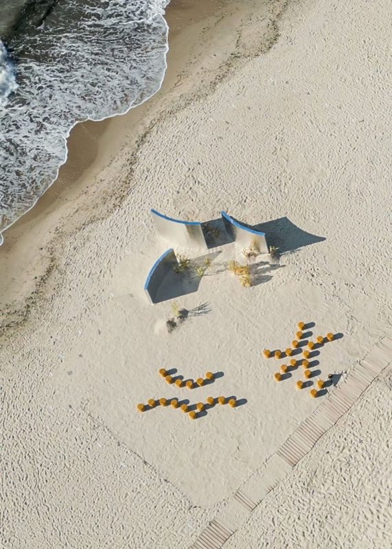 Натуральное оформление свадебной церемонии Балтийское море