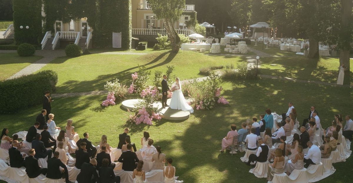 Стильная и уютная свадьба в парк отеле Филипп Калининград