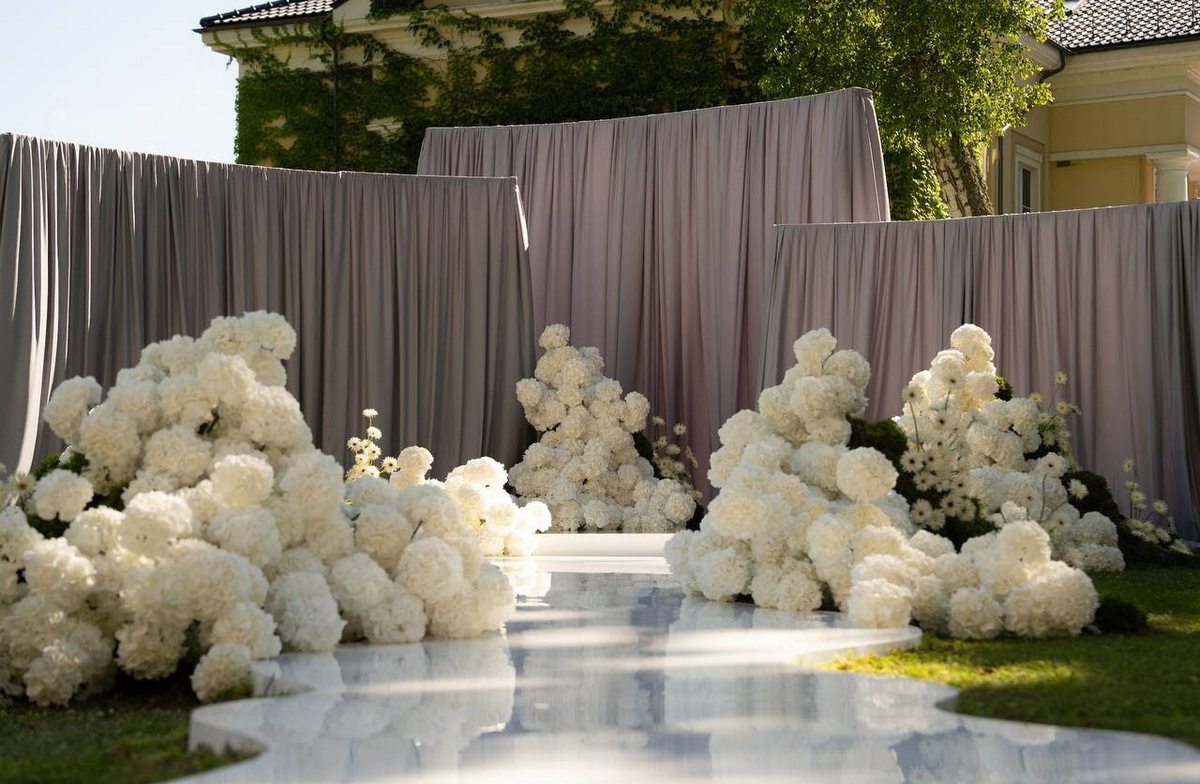 Стильная свадьба в Калининграде парк отель Филипп