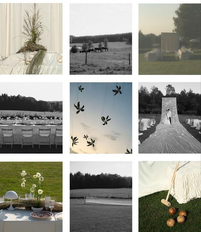 Натуральный свадебный декор в лесу простота и естественность