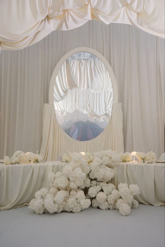 Свадебная флористика все в белом